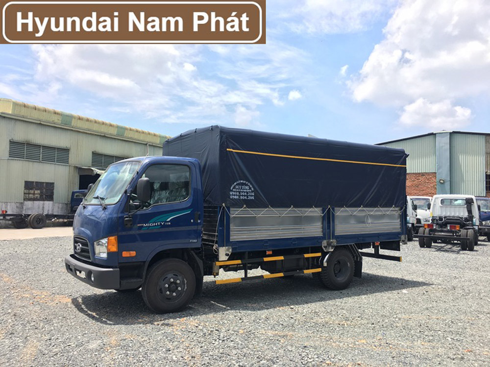 Xe tải Hyundai Mighty 75S 4 Tấn Thùng Mui Bạt
